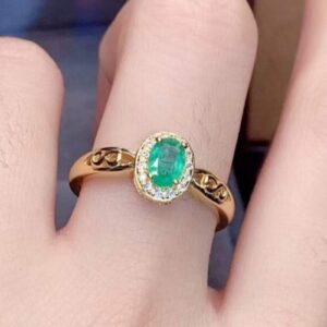 Zambian Emerald Handmade Jewelry Set