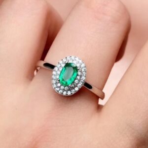 4 Carat Zambian Emerald Handmade Jewelry Set