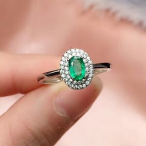 4 Carat Zambian Emerald Handmade Jewelry Set