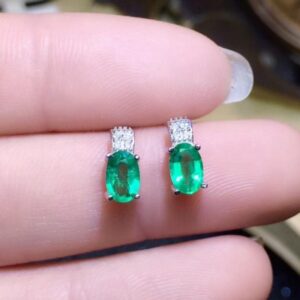 Zambian Emerald Wedding Jewelry Set