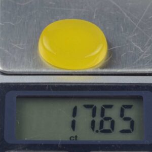 Yemeni Zard Aqeeq Yellow Agate Gemstone