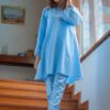 Sky Blue Women Shalwar Kameez