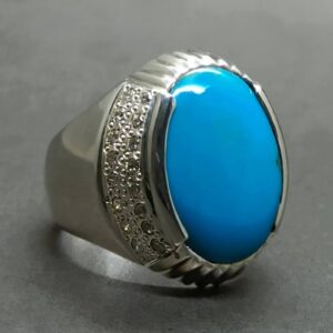 Neshapuri Turquoise Sterling Silver 925 Ring