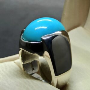 Neshapuri Feroza Sterling Silver 925 Ring