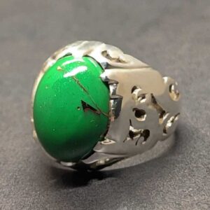 Egyptian Green Feroza Sterling Silver 925 Ring
