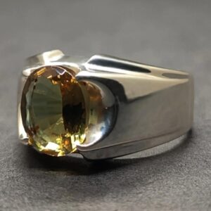 5 Carat Oval Cut Color Changing Lab Alexandrite Sterling Silver 925, 14k, 18k Gold Handmade Mens Plain Ring