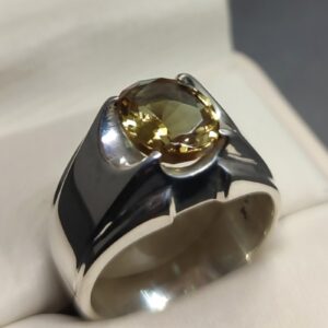5 Carat Oval Cut Color Changing Lab Alexandrite Sterling Silver 925, 14k, 18k Gold Handmade Mens Plain Ring