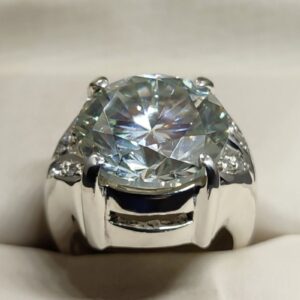 10 Carat Moissanite Women’s Solitaire Engagement Ring