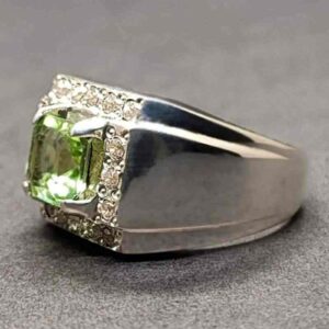 3 Carat Egyptian Peridot Women Ring