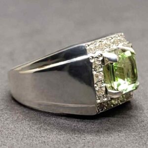 3 Carat Egyptian Peridot Women Ring