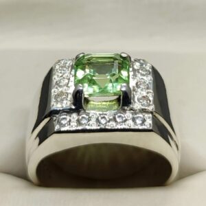 3 Carat Egyptian Peridot Women Ring
