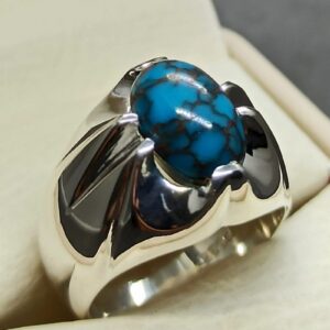 Egyptian Turquoise Sterling Silver Ring