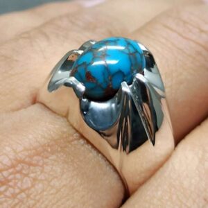 Egyptian Turquoise Sterling Silver Ring