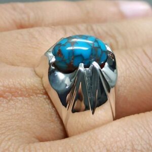 Egyptian Turquoise Sterling Silver Ring