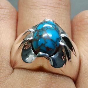 Egyptian Turquoise Sterling Silver Ring