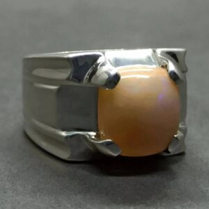 5 Carat Fire Opal Mens Ring