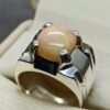 5 Carat Fire Opal Mens Ring