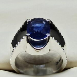 Natural Blue Sapphire Women’s Ring