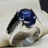 Natural Blue Sapphire Women’s Ring