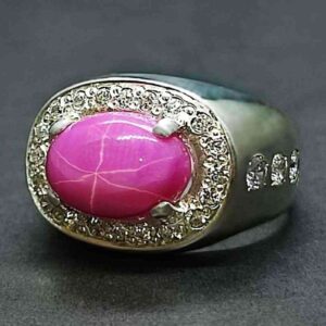 9 Carat Star Ruby Women Ring