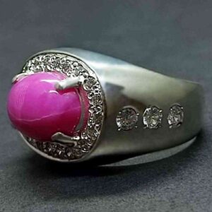 9 Carat Star Ruby Women Ring