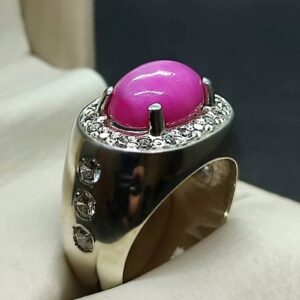 9 Carat Star Ruby Women Ring