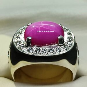9 Carat Star Ruby Women Ring