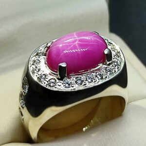9 Carat Star Ruby Women Ring