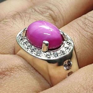 9 Carat Star Ruby Women Ring