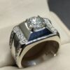 2 Carat Moissanite Men’s Engagement Ring
