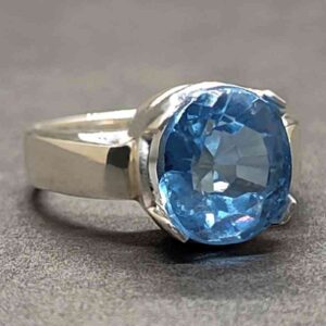 Blue Topaz Women’s Ring