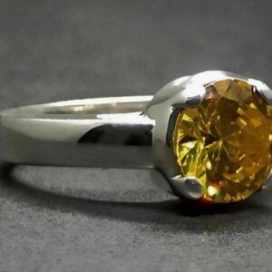 5 Carat Yellow Citrine Women’s Ring