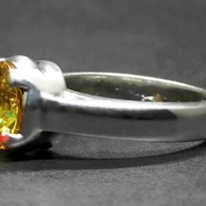5 Carat Yellow Citrine Women’s Ring