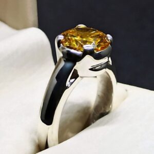 5 Carat Yellow Citrine Women’s Ring