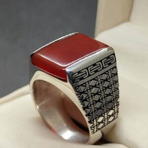 Turkish Aqeeq Ring