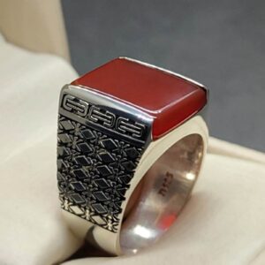Turkish Aqeeq Ring