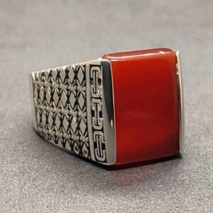 Turkish Aqeeq Ring