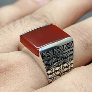 Turkish Aqeeq Ring