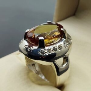 Oval Cut 16 Carat Color Changing Lab Alexandrite Sterling Silver 925, 14k, 18k Gold Handmade Women Anniversary Ring