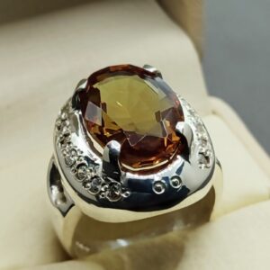 Oval Cut 16 Carat Color Changing Lab Alexandrite Sterling Silver 925, 14k, 18k Gold Handmade Women Anniversary Ring
