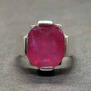 8.5 Carat Ruby Yaqoot Mens Ring