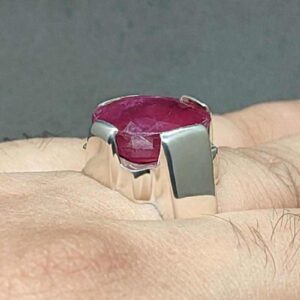 8.5 Carat Ruby Yaqoot Mens Ring