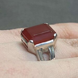 Brown Agate Women Ring