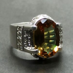 Oval Cut Color Changing Created Alexandrite Sterling Silver 925 Handmade Women Ring