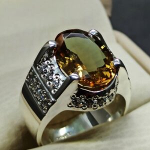 Oval Cut Color Changing Created Alexandrite Sterling Silver 925 Handmade Women Ring