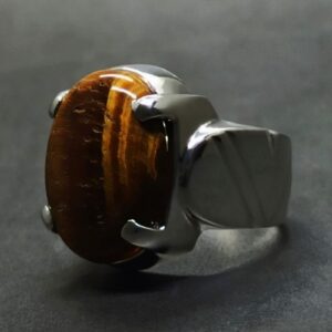 Natural Eye Tiger Ring