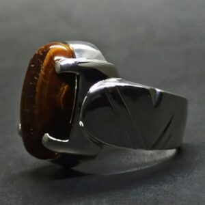 Natural Eye Tiger Ring
