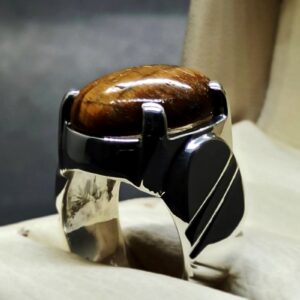 Natural Eye Tiger Ring