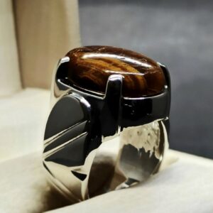 Natural Eye Tiger Ring