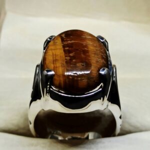 Natural Eye Tiger Ring